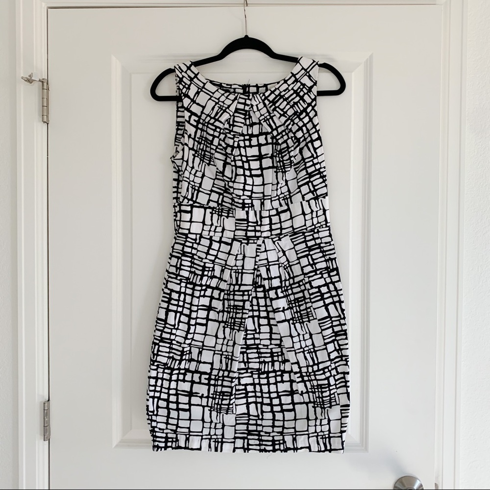 BCX Black and White Dress
